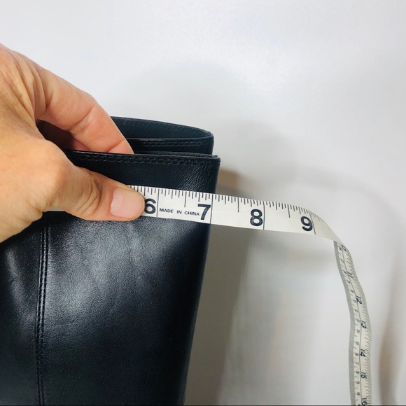 Donald J Pliner Bixbi Black Leather Tall Boots NEW - Picture 8 of 12